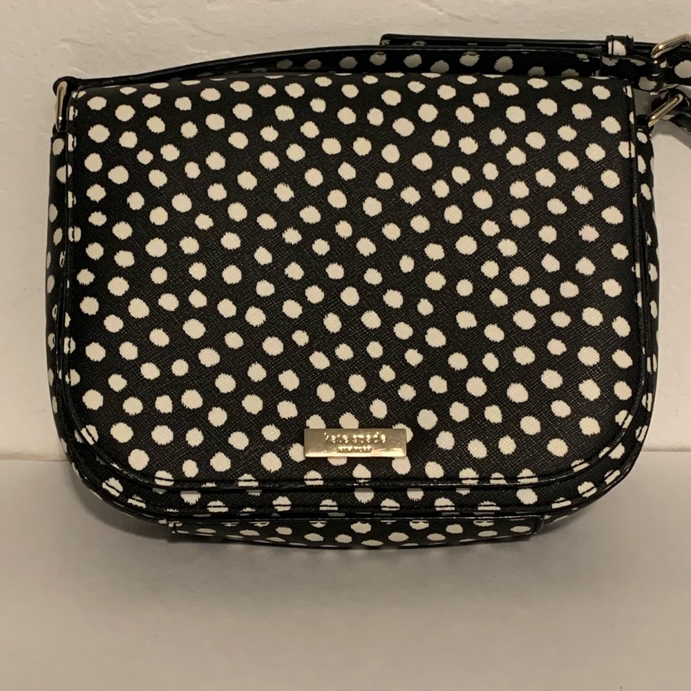 Kate Spade ♠️ Black and White Polkadot Small Bag